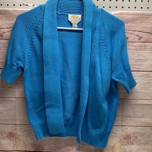 Talbots pacific blue cardigan.